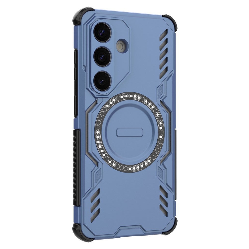 Ovitek MagSafe za Samsung Galaxy S26 S942, Techsuit, ArmorMag, Modra