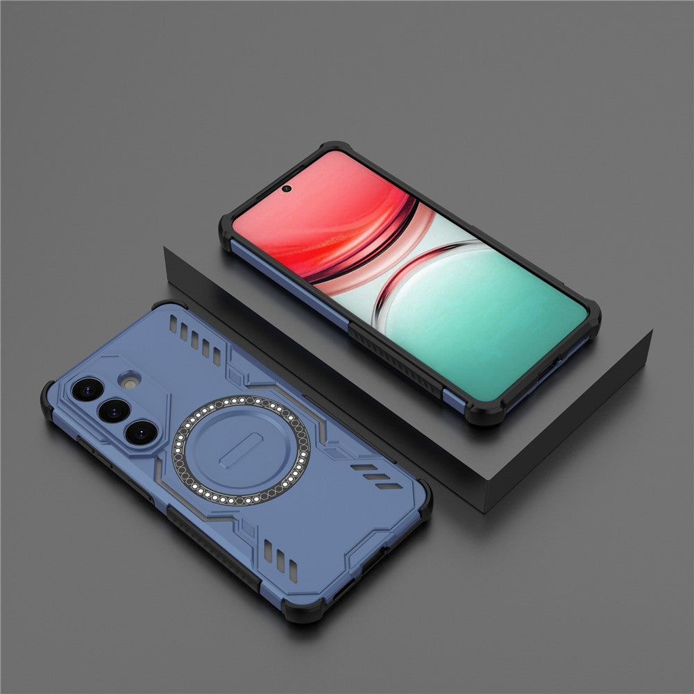 Ovitek MagSafe za Samsung Galaxy S26 S942, Techsuit, ArmorMag, Modra