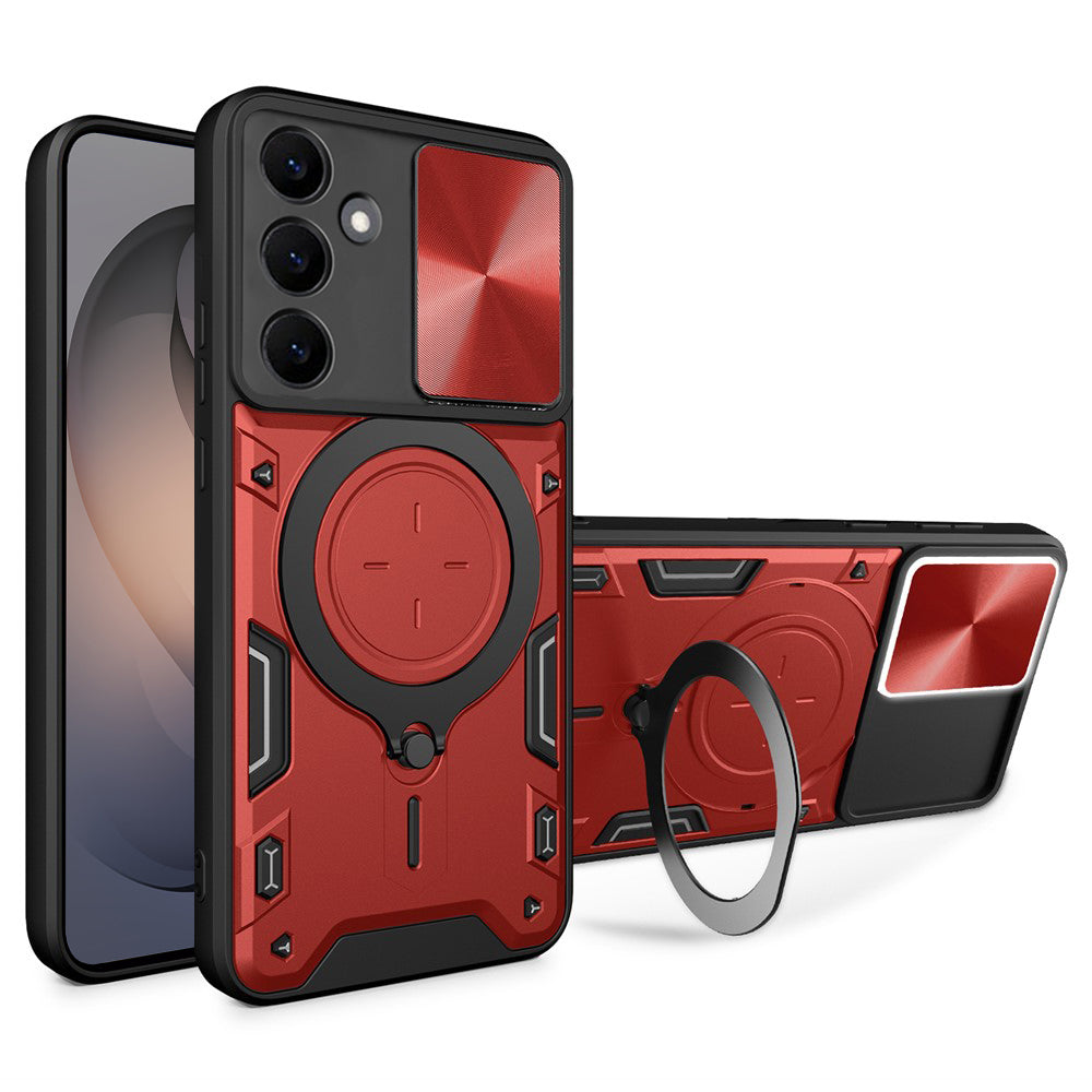 Ovitek za Samsung Galaxy S26 S942, Techsuit, CamGuard Pro, Rdeč
