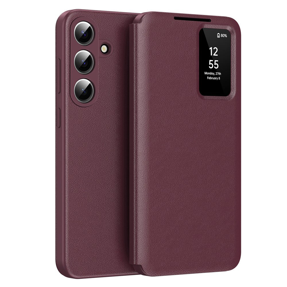 Ovitek za Samsung Galaxy S26 S942, Techsuit, SmartView, Rdeča