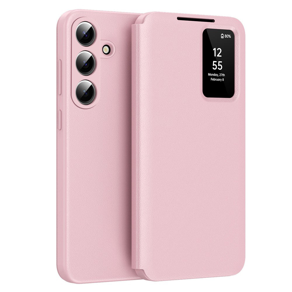 Ovitek za Samsung Galaxy S26 S942, Techsuit, SmartView, Roza