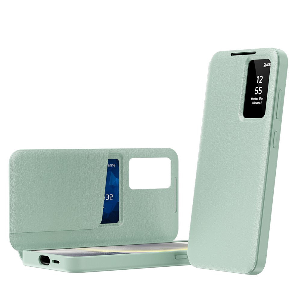 Ovitek za Samsung Galaxy S26 S942, Techsuit, SmartView, Zelen