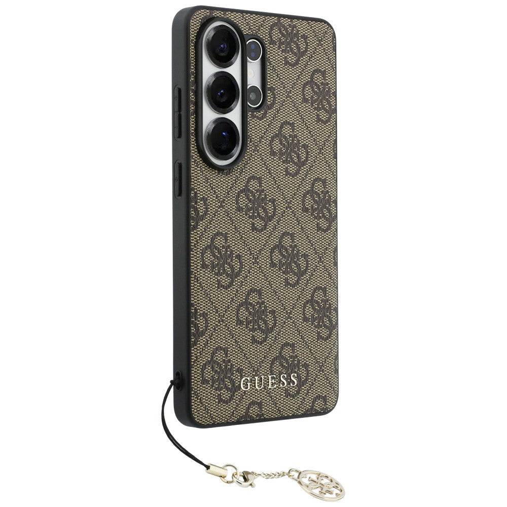 Ovitek za Samsung Galaxy S26 Ultra S948, Guess, 4G Classic Logo Charm, rjava