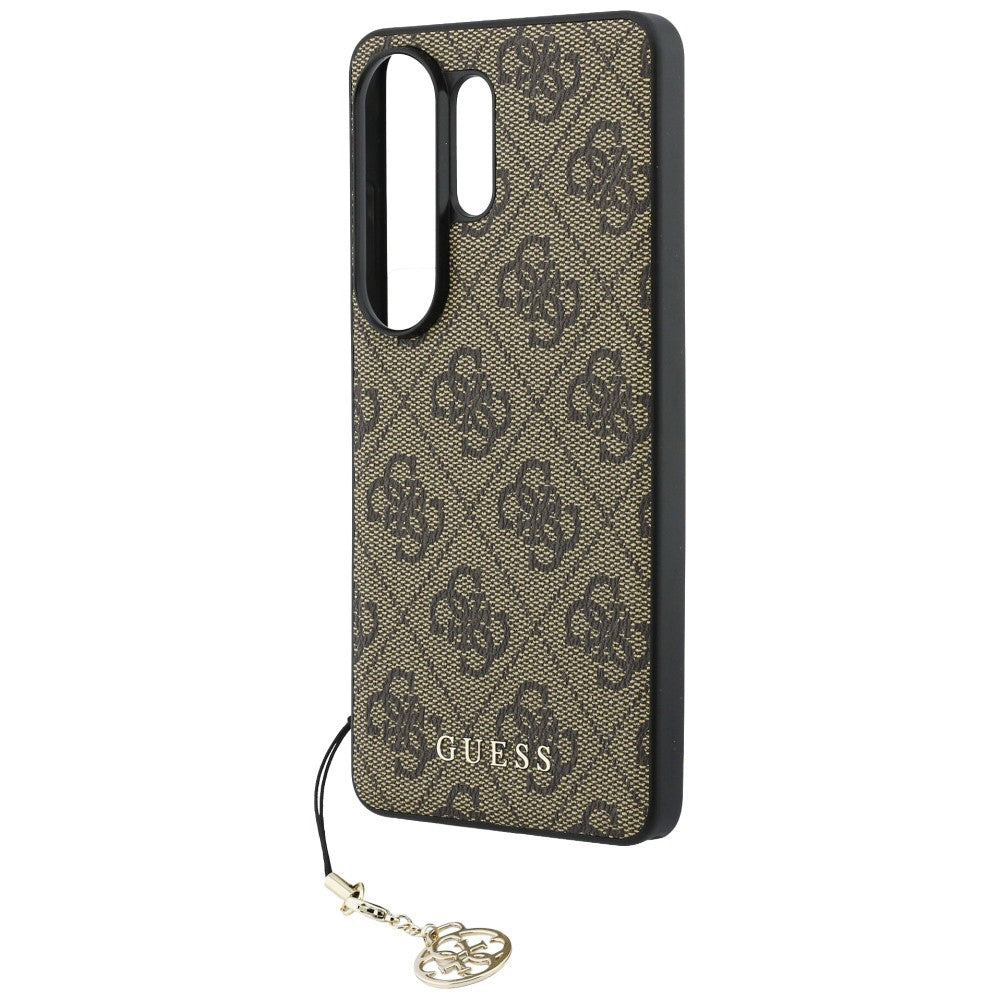 Ovitek za Samsung Galaxy S26 Ultra S948, Guess, 4G Classic Logo Charm, rjava