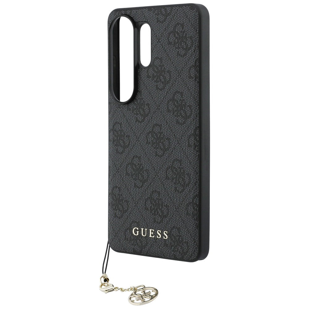 Ovitek za Samsung Galaxy S26 Ultra S948, Guess, 4G Classic Logo Charm, črn