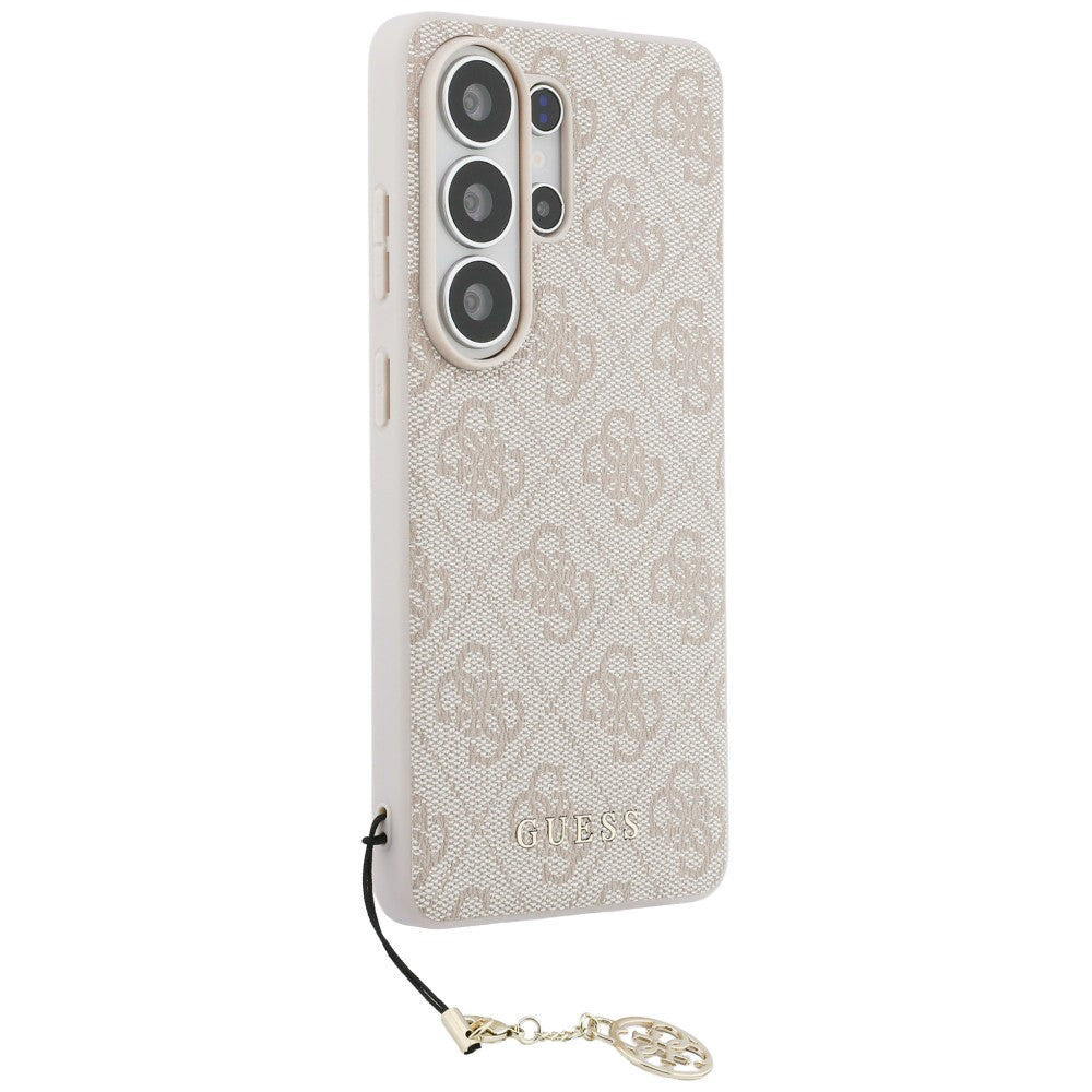 Ovitek za Samsung Galaxy S26 Ultra S948, Guess, 4G Classic Logo Charm, Roza