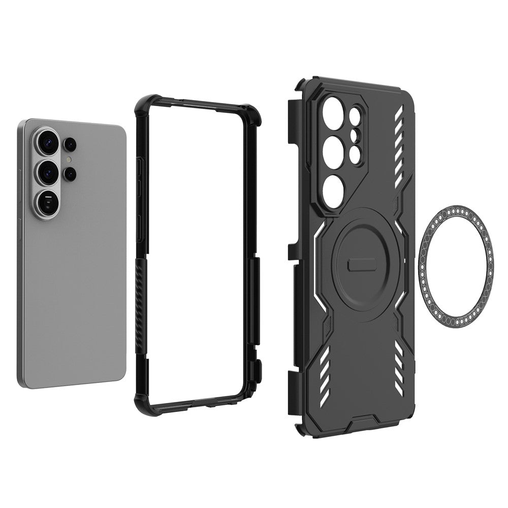 MagSafe Case for Samsung Galaxy S26 Ultra S948, Techsuit, ArmorMag, Black