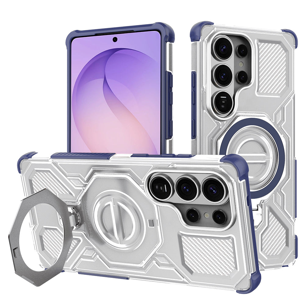 Ovitek za Samsung Galaxy S26 Ultra S948, Techsuit, Carbon Shield Pro, modra