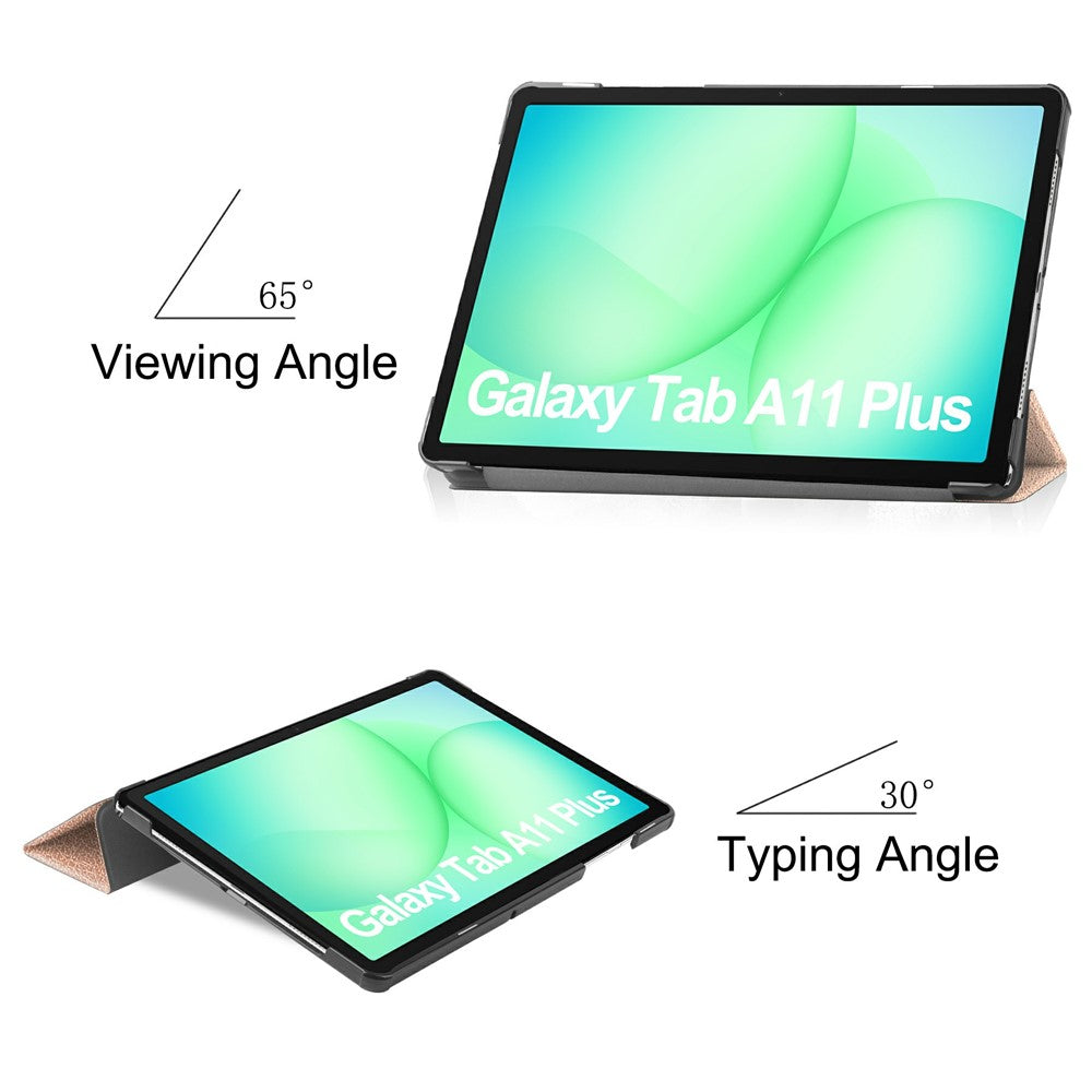 Ovitek za Samsung Galaxy Tab A11+ / Tab A9+, Techsuit, FoldPro, roza