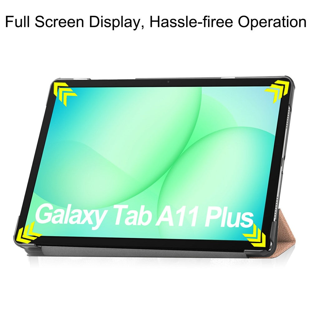 Ovitek za Samsung Galaxy Tab A11+ / Tab A9+, Techsuit, FoldPro, roza