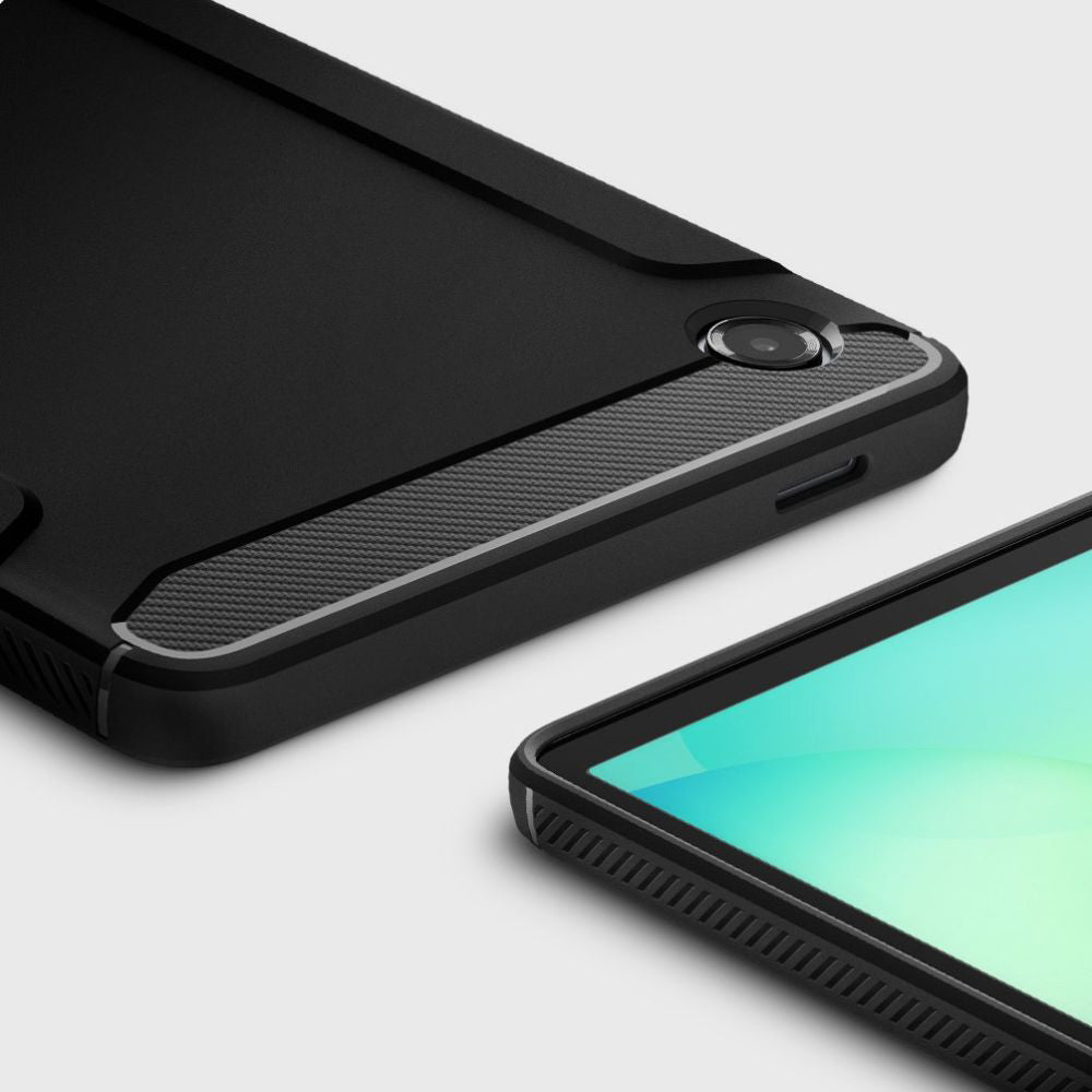 Ovitek za Samsung Galaxy Tab A11, Spigen, Rugged Armor, Mat Črna ACS10462