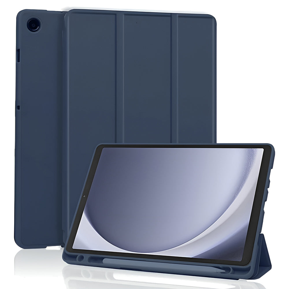Ovitek za Samsung Galaxy Tab A11 / Tab A9, Techsuit, Flex Trifold, Modra