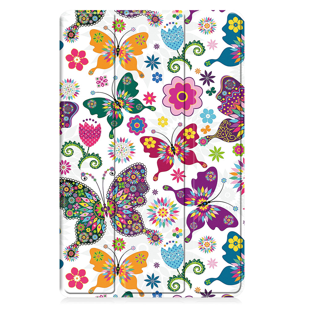 Ovitek za Samsung Galaxy Tab A11 / Tab A9, Techsuit, FoldPro Butterfly Nov model, Večbarven