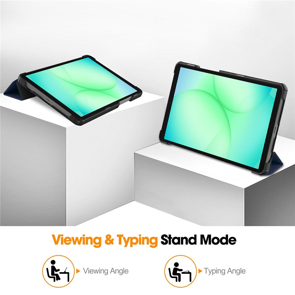 Ovitek za Samsung Galaxy Tab A11 / Tab A9, Techsuit, FoldPro Nov Model, Modra