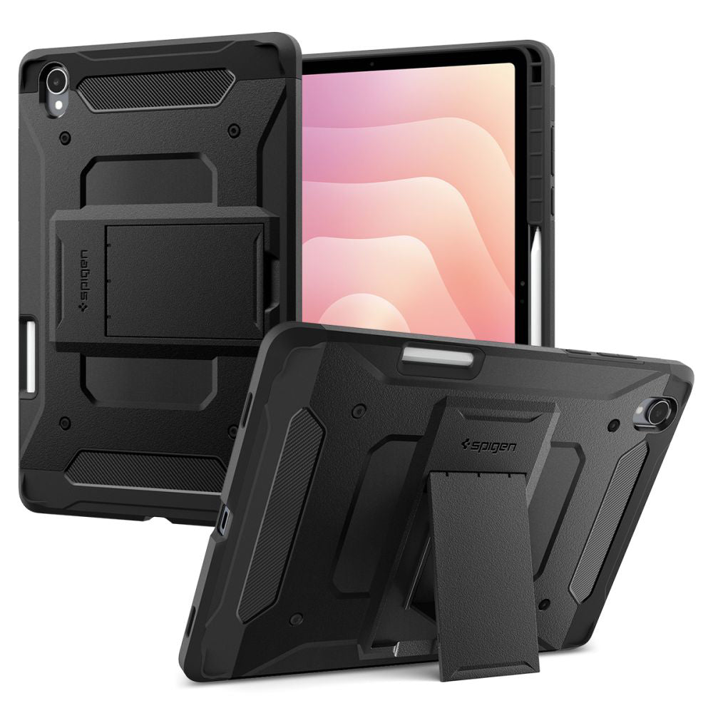 Ovitek za Samsung Galaxy Tab S11, Spigen, Tough Armor Pro, črn ACS10211