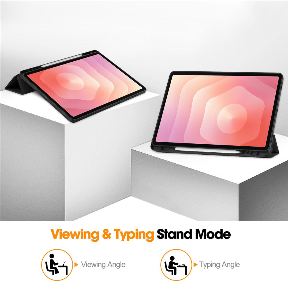 Ovitek za Samsung Galaxy Tab S12 Plus, Techsuit, Flex Trifold, modra