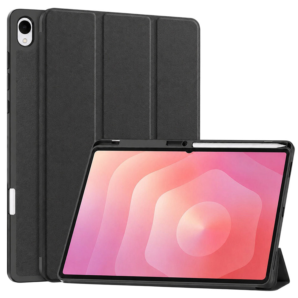Ovitek za Samsung Galaxy Tab S12 Plus, Techsuit, Flex Trifold, Črn