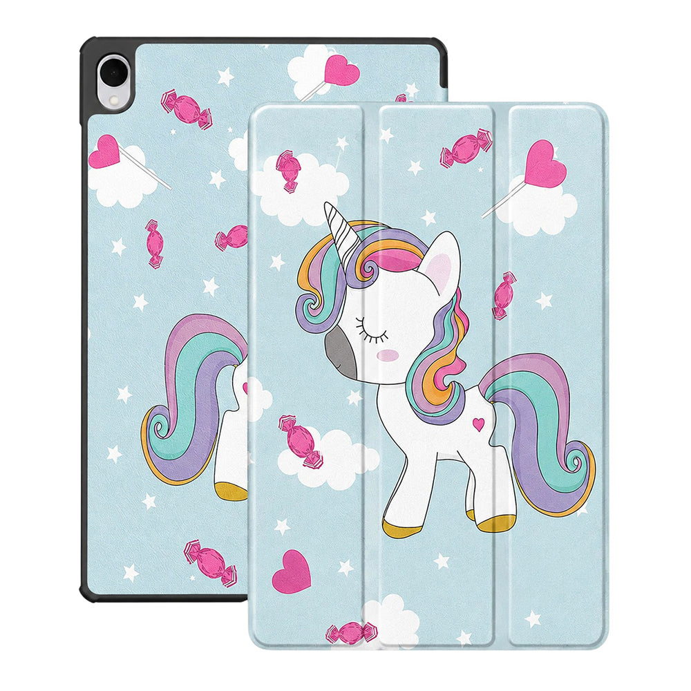 Ovitek za Samsung Galaxy Tab S12 Plus, Techsuit, FoldPro Unicorn, večbarven