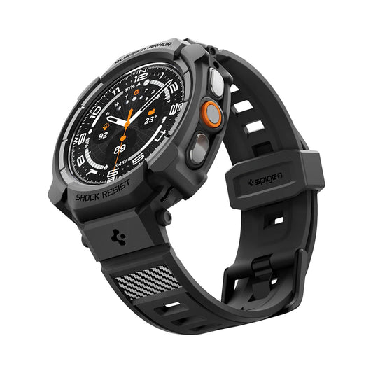 Ovitek Spigen Rugged Armor Pro za Samsung Galaxy Watch Ultra2, mat črn ACS11612