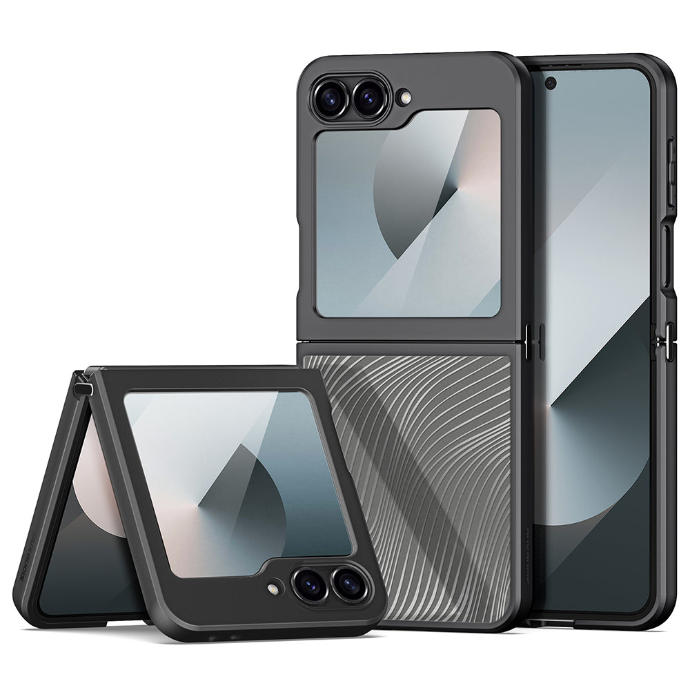 Ovitek za Samsung Galaxy Z Flip6 F741, DUX DUCIS, Aimo, Črn