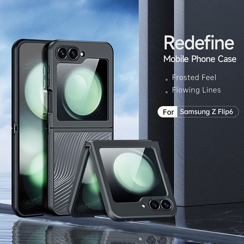 Ovitek za Samsung Galaxy Z Flip6 F741, DUX DUCIS, Aimo, Črn