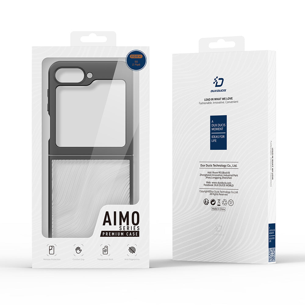 Ovitek za Samsung Galaxy Z Flip6 F741, DUX DUCIS, Aimo, Črn