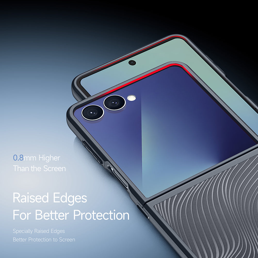 Ovitek za Samsung Galaxy Z Flip7 F766, DUX DUCIS, Aimo, Črn