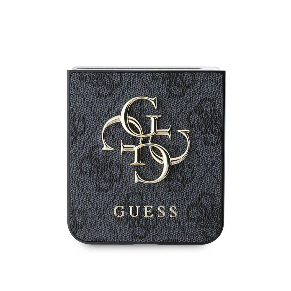 Ovitek za Samsung Galaxy Z Flip7 F766, Guess, 4G Metal Logo, Roza