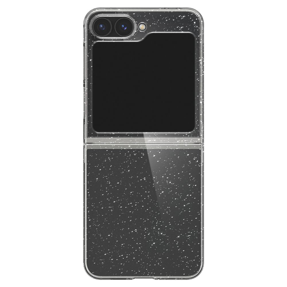 Ovitek za Samsung Galaxy Z Flip7 FE F761 / Z Flip6 F741, Spigen, Air Skin Gliiter, Prozoren