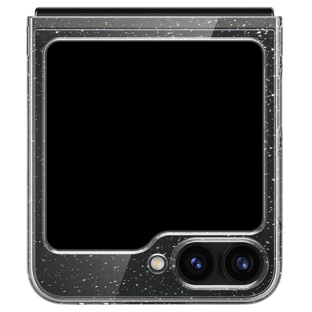 Ovitek za Samsung Galaxy Z Flip7 FE F761 / Z Flip6 F741, Spigen, Air Skin Gliiter, Prozoren