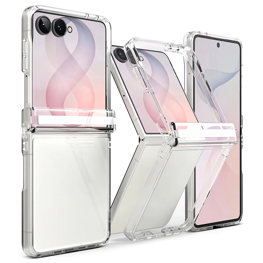 Ovitek za Samsung Galaxy Z Flip8 F776, Ringke, Fusion Flap, Prozoren