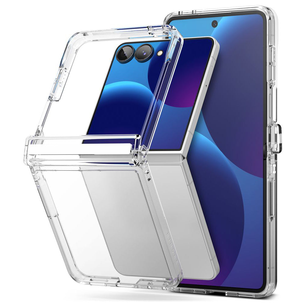 Ovitek za Samsung Galaxy Z Flip8 F776, Ringke, Fusion Flap, Prozoren