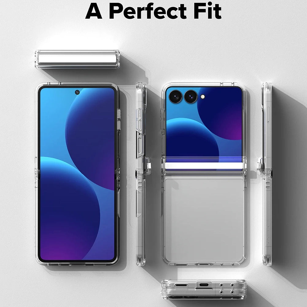 Ovitek za Samsung Galaxy Z Flip8 F776, Ringke, Fusion Flap, Prozoren