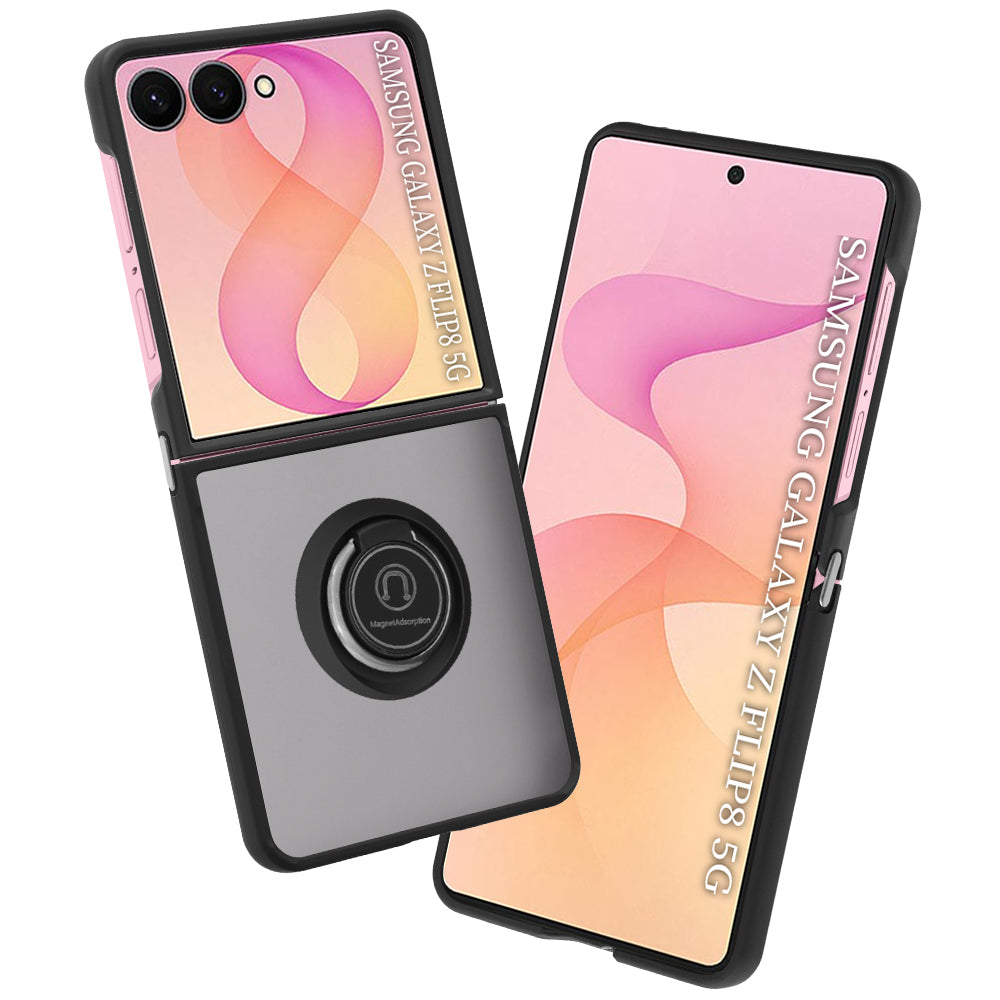 Ovitek za Samsung Galaxy Z Flip8 F776 / Z Flip7 F766, Techsuit, Glinth, Črn