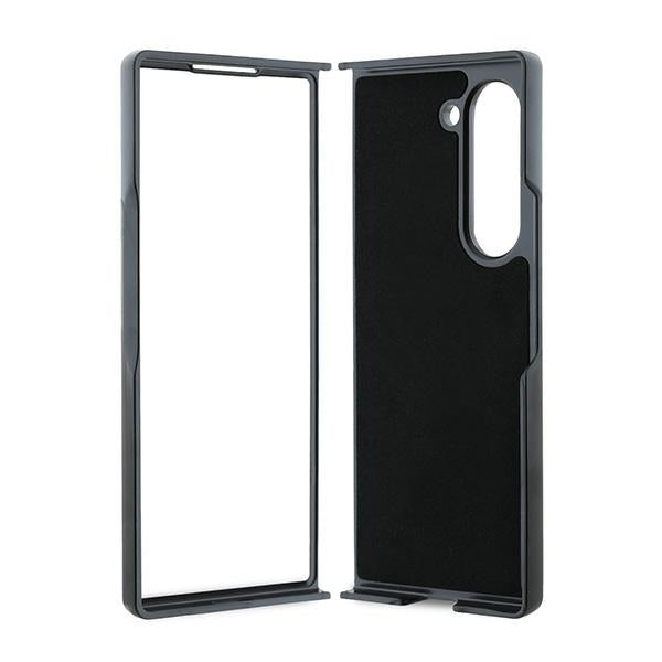 Ovitek za Samsung Galaxy Z Fold6 F956, Karl Lagerfeld, Saffiano Karl & Choupette Metal, črn