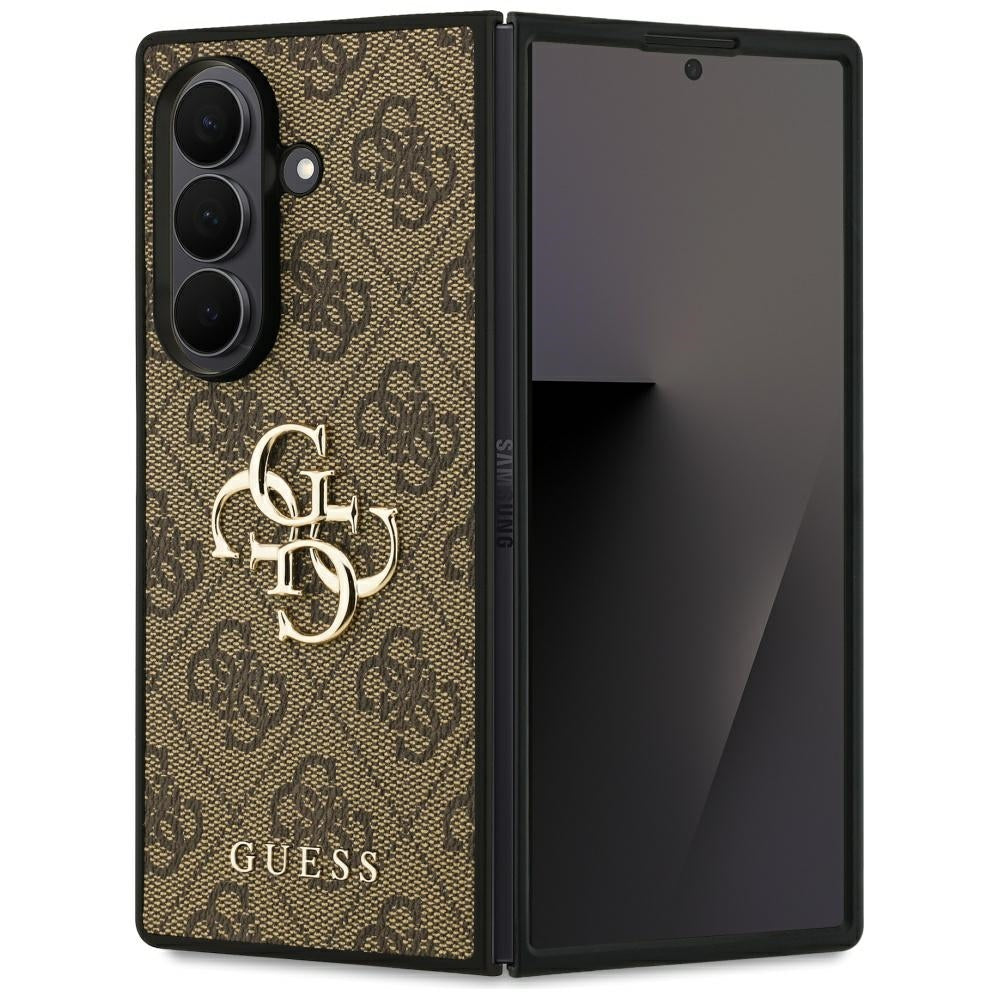 Ovitek za Samsung Galaxy Z Fold7 F966, Guess, 4G Big Logo, rjava