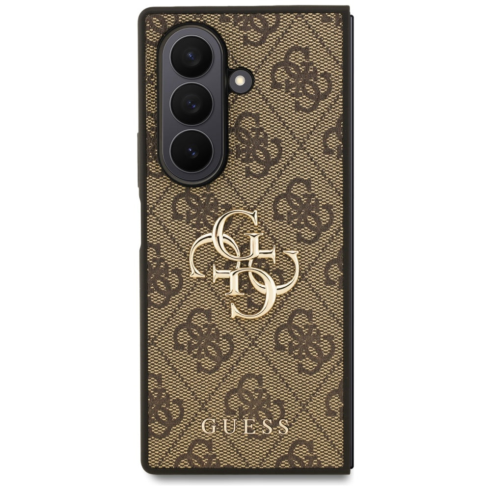 Ovitek za Samsung Galaxy Z Fold7 F966, Guess, 4G Big Logo, rjava