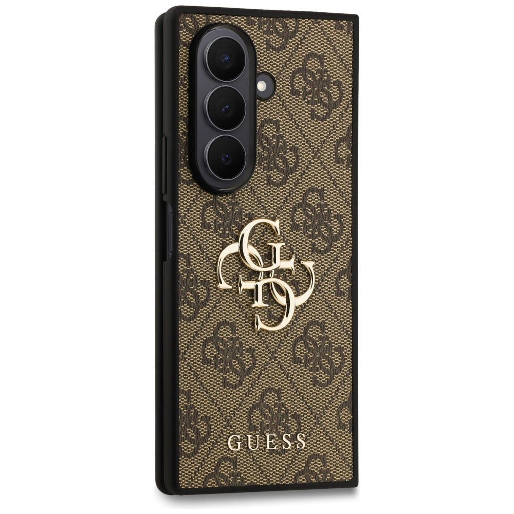 Ovitek za Samsung Galaxy Z Fold7 F966, Guess, 4G Big Logo, rjava