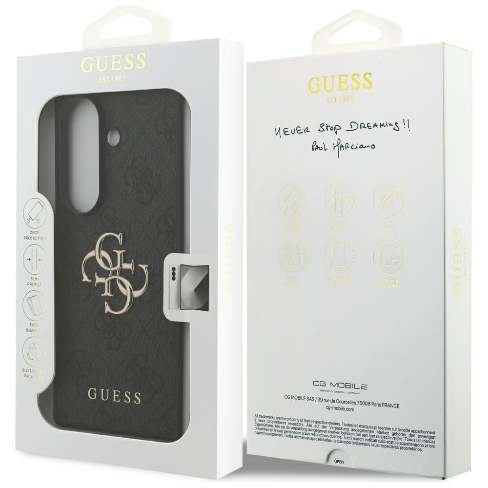 Ovitek za Samsung Galaxy Z Fold7 F966, Guess, 4G Big Logo, črn