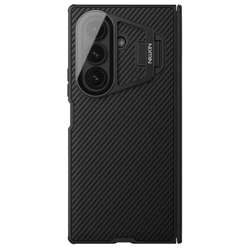 Ovitek za Samsung Galaxy Z Fold7 F966, Nillkin, CamShield Prop s prozornim pokrovom leče, črn