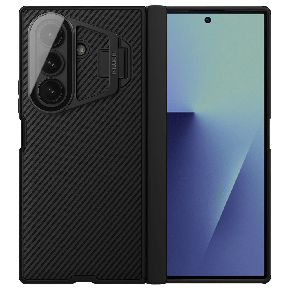 Ovitek za Samsung Galaxy Z Fold7 F966, Nillkin, CamShield Prop s prozornim pokrovom leče, črn