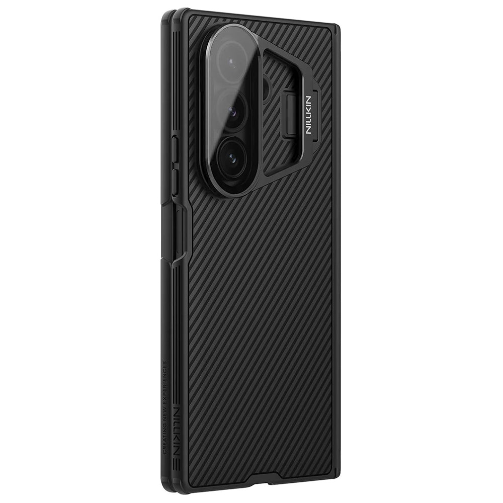 Ovitek za Samsung Galaxy Z Fold7 F966, Nillkin, CamShield Prop s prozornim pokrovom leče, črn