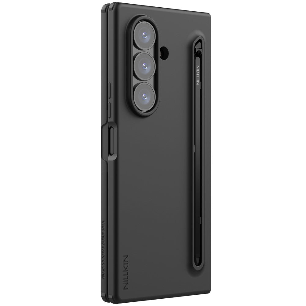 Ovitek za Samsung Galaxy Z Fold7 F966, Nillkin, Flex Pure s držalom za S-Pen, črn