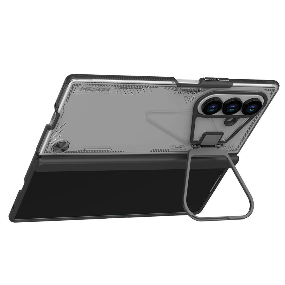 Ovitek za Samsung Galaxy Z Fold7 F966, Nillkin, Iceblade Prop z izrezom za kamero, črn