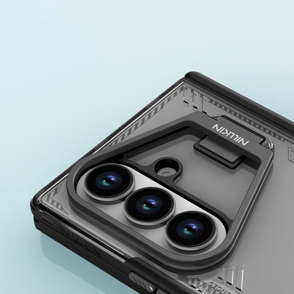 Ovitek za Samsung Galaxy Z Fold7 F966, Nillkin, Iceblade Prop z izrezom za kamero, črn