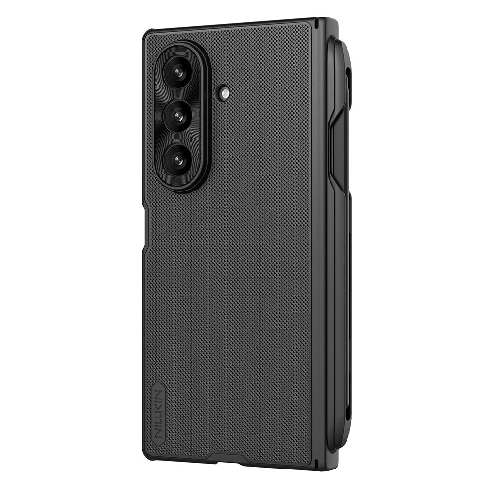Ovitek za Samsung Galaxy Z Fold7 F966, Nillkin, Super Frosted Shield s držalom za pisalo, črn