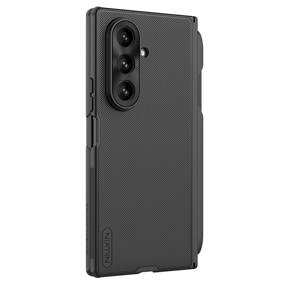 Ovitek za Samsung Galaxy Z Fold7 F966, Nillkin, Super Frosted Shield s držalom za pisalo, črn