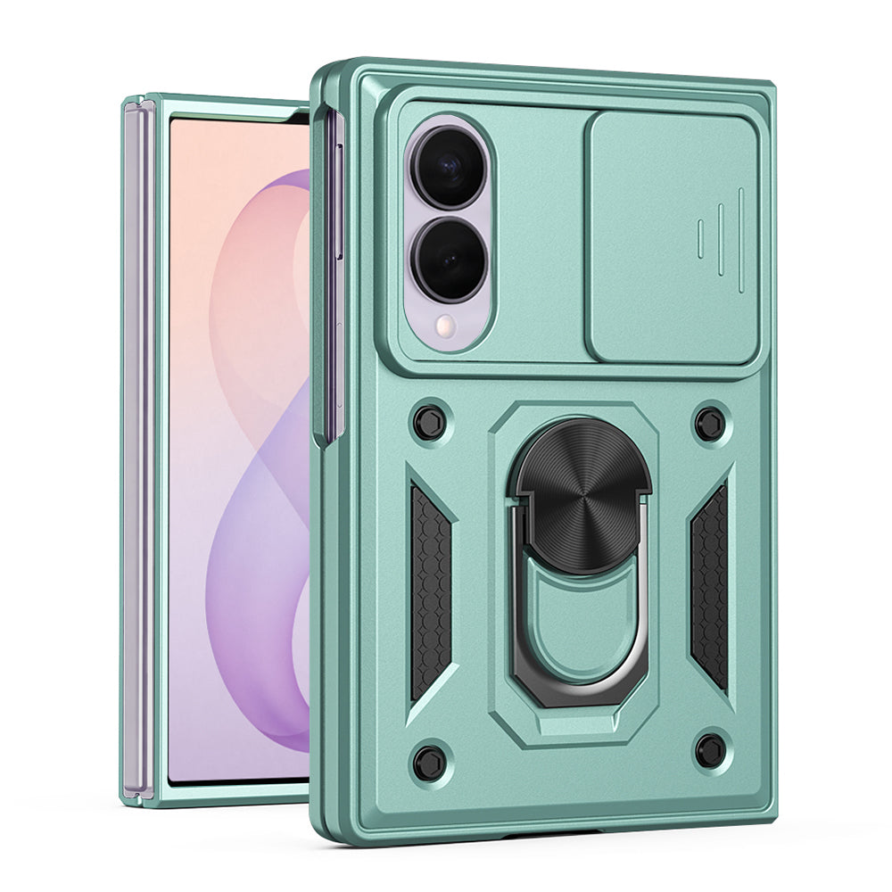Ovitek za Samsung Galaxy Z Fold8 F971, Techsuit, CamShield, Zelen