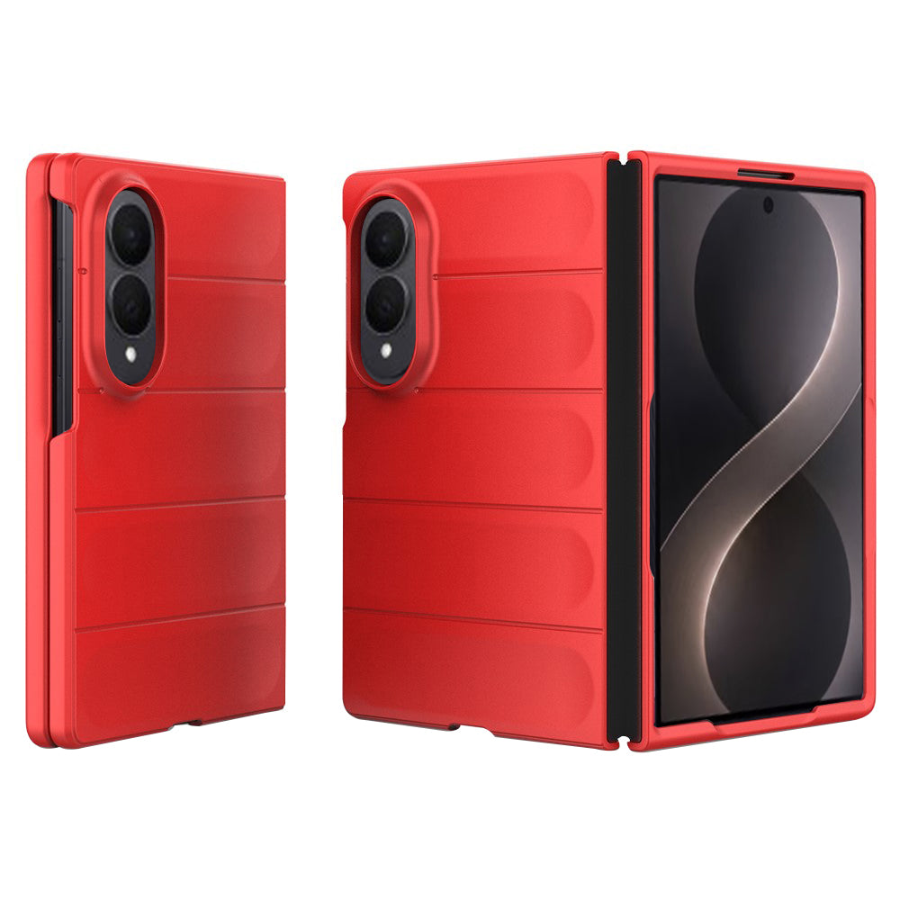 Ovitek za Samsung Galaxy Z Fold8 F971, Techsuit, Magic Shield, Rdeča