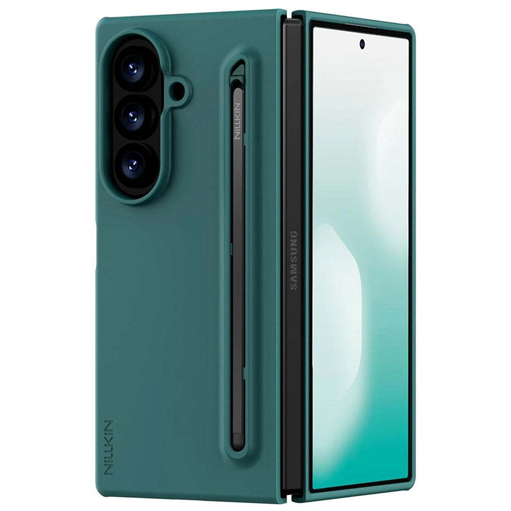 Ovitek za Samsung Galaxy Z Fold8 Ultra F976, Nillkin, Flex Pure s S-Pen držalom, Zeleno
